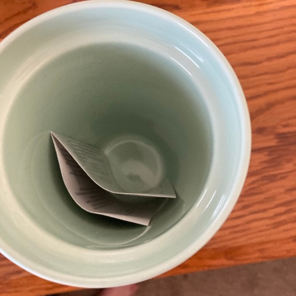 Starbucks Ceramic cup - White and Green Mermaid Design - Picture 3 of 4